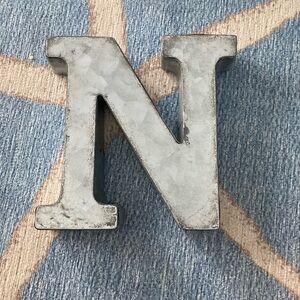 Metal Letter “N”
